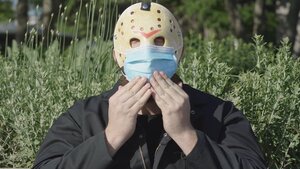 Jason Voorhees Shares His Thoughts on Wearing Protective Face Masks in Amusing PSA Video