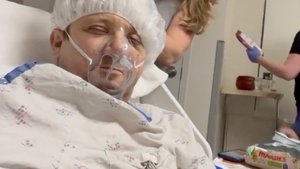 Jeremy Renner Shares Video Update From the ICU Where He's Recovering From His Accident