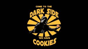 Join The Dark Side, They Have an Awesome Darth Vader Gingerbread Cookie