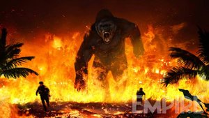 King Kong Goes on a Fiery Rampage in Concept Art for KONG: SKULL ISLAND