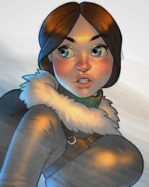 Lara Croft Gets the Big Disney Eyes in Fan Art by Syko San