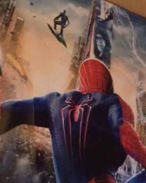 Leaked AMAZING SPIDER-MAN 2 Poster with Green Goblin and Rhino