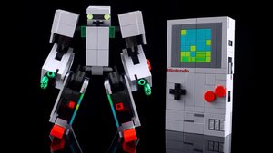 LEGO Builder Turns The NES Kit Into a Game Boy That Transforms Into a Robot