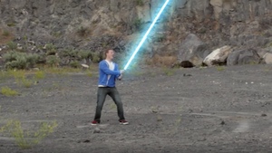 LONG LIGHTSABERS Is a Funny Web Series in Which Two Guys Play with Long Lightsabers