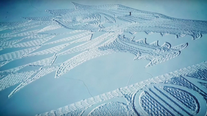 Awesome GAME OF THRONES Snow Art Proves Winter Has Already Come