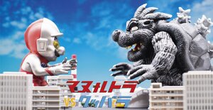 Mario and Bowser Battle as Ultraman and Godzilla in New Figures