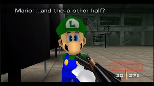 Mario Dresses Up as James Bond in Awesome GOLDENEYE 007 Mod