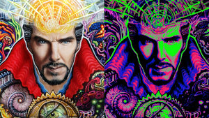 Marvel Studios Unveils Vibrant DOCTOR STRANGE Blacklight Poster