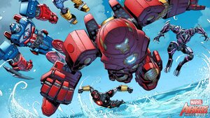 Marvel's Avengers Get Their Own Giant Mech Suits in New AVENGERS MECH STRIKE Comic Series