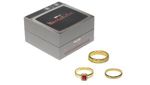 Marvel's WANDAVISION 3-Piece Wedding Rings Replica Prop Set