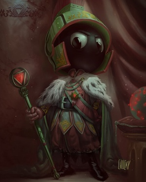 Marvin The Martian Fan Art by Ricardo Chucky