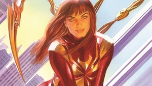 Mary Jane Suits Up in Iron Spider Armor on AMAZING SPIDER-MAN #15 Cover Art