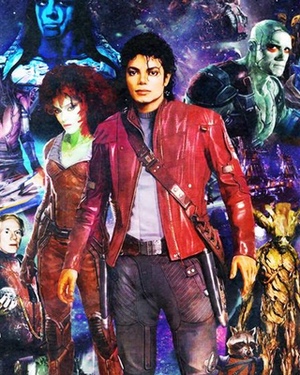 Michael Jackson is Star-Lord in 1980s GUARDIANS OF THE GALAXY Poster Art