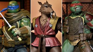 NECA Reveals TMNT: THE LAST RONIN Action Figures For Leonardo, Splinter, and Raphael