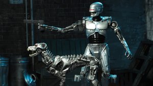 NECA Toys Unveils images of ROBOCOP VS. THE TERMINATOR EndoCop and Terminator Dog 2-Pack