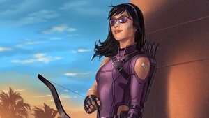 New HAWKEYE Set Photos Show Hailee Steinfeld in Costume as Kate Bishop