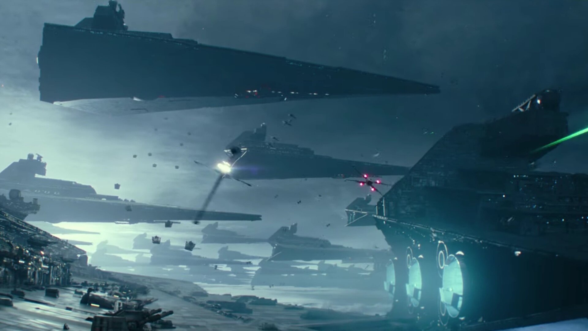 New Info on How Emperor Palpatine Came Back and Built His Star Destroyer Fl...