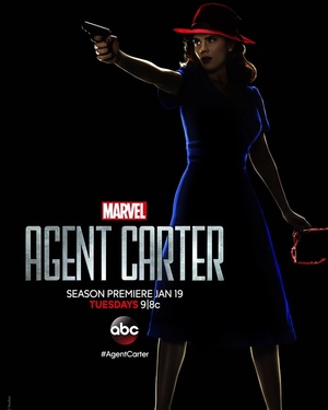 New Noir Style Poster For AGENT CARTER Season 2