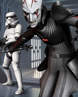 New Photo from STAR WARS REBELS with The Inquisitor