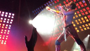 New Photo of Rami Malek Rocking Out as Freddie Mercury in Bryan Singer's BOHEMIAN RHAPSODY!