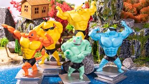 New POKEMON Figures Feature Muscular Ripped Versions of Certain Characters