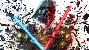 New Poster For STAR WARS: THE RISE OF SKYWALKER Features Rey and Kylo Destroying The Remains of Darth Vader