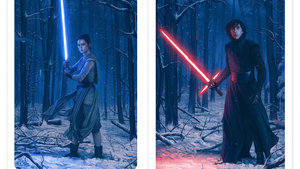 New STAR WARS Posters Depict the Calm Before Kylo Ren and Rey's Lightsaber Fight