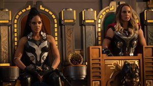 New THOR: LOVE AND THUNDER Photo Features Mighty Thor and Valkyrie