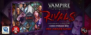 New VAMPIRE THE MASQUERADE RIVALS Expandable Card Game Box Available For Preorder