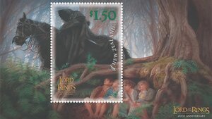 New Zealand Announces Cool LORD OF THE RINGS Stamps Featuring Cool Art