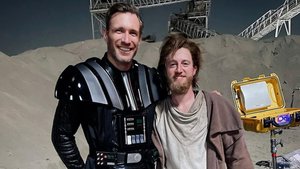 OBI-WAN KENOBI Series Set Photo Features The Stuntmen For Darth Vader and Obi-Wan Kenobi