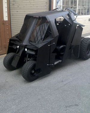 Outrageously Cool Batman Tumbler Golf Cart Sells for $17,500