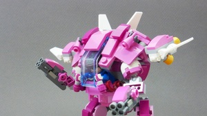 OVERWATCH's D.va Comes To Life via Legos!