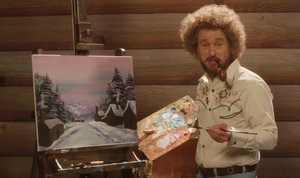 Owen Wilson Goes Full Bob Ross in This First Image From the Movie PAINT