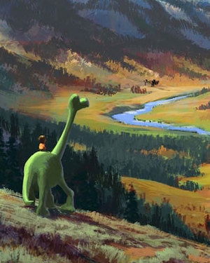 Pixar's THE GOOD DINOSAUR — Concept Art and New Logo