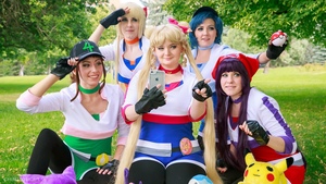 POKEMON GO and SAILOR MOON Cosplay Mashup