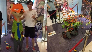 Poor Guy Spends Days Building a ZOOTOPIA LEGO Statue That Is Destroyed by Kid