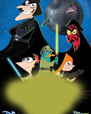 Poster for the PHINEAS AND FERB: STAR WARS Episode