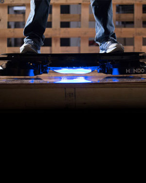 Real-Life Magnetic Field Hoverboard (No, Really)