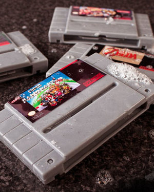 Realistic Super Nintendo and Gameboy Cartridge Soaps