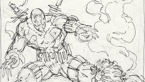 Rob Liefeld's First Original Drawings of DEADPOOL Are Going Up For Auction