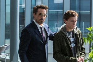 Robert Downey Jr. Shared a Fun Behind-the-Scenes Photo with Tom Holland