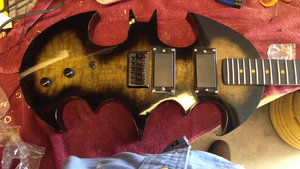 Rock Out With This Custom-Made Batman Guitar