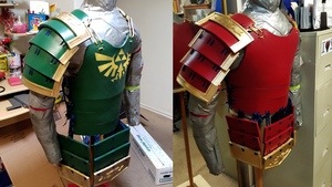 Samurai Armor Inspired By THE LEGEND OF ZELDA and Sanada Yukimura