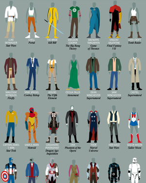 See 100 Pop Culture Costumes on One Poster