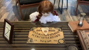 See How The Terrifying Doll Annabelle Has Been Passing The Time on The WB Studio Lot