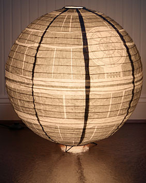 See This Cool Death Star Paper Lantern Floor Lamp