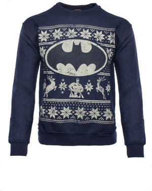 Set of Festive DC Superhero Christmas Sweaters