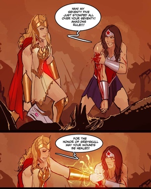 She-Ra Helps Out Wonder Woman in Funny Comic