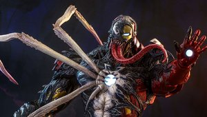 Sideshow Shares Unboxing Of Hot Toys' New Venomized Iron Man Figure